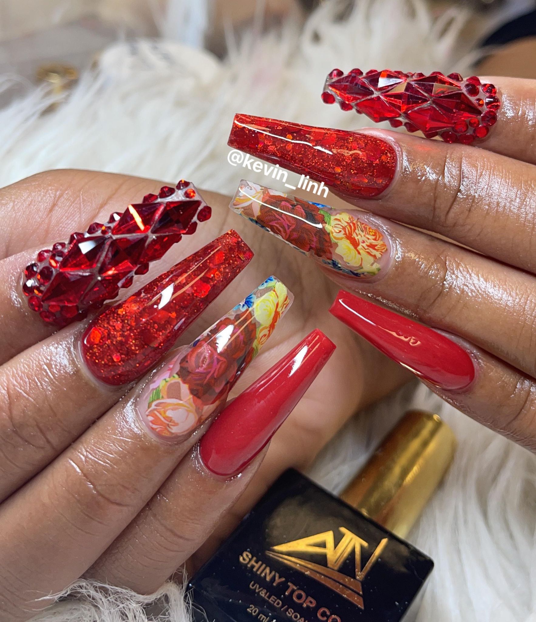 Hộp kim cương - Đá Rhinestone nhiều hình dạng | 20 hình dạng/gói