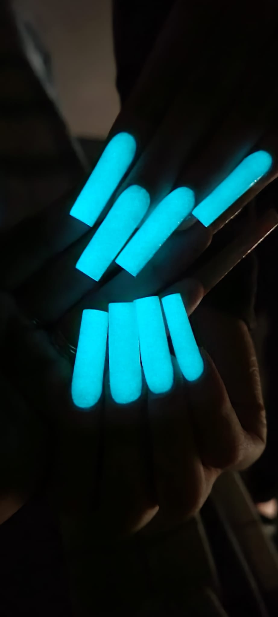 Top Gel phát sáng trong bóng tối – Xanh lá &amp; Xanh dương 