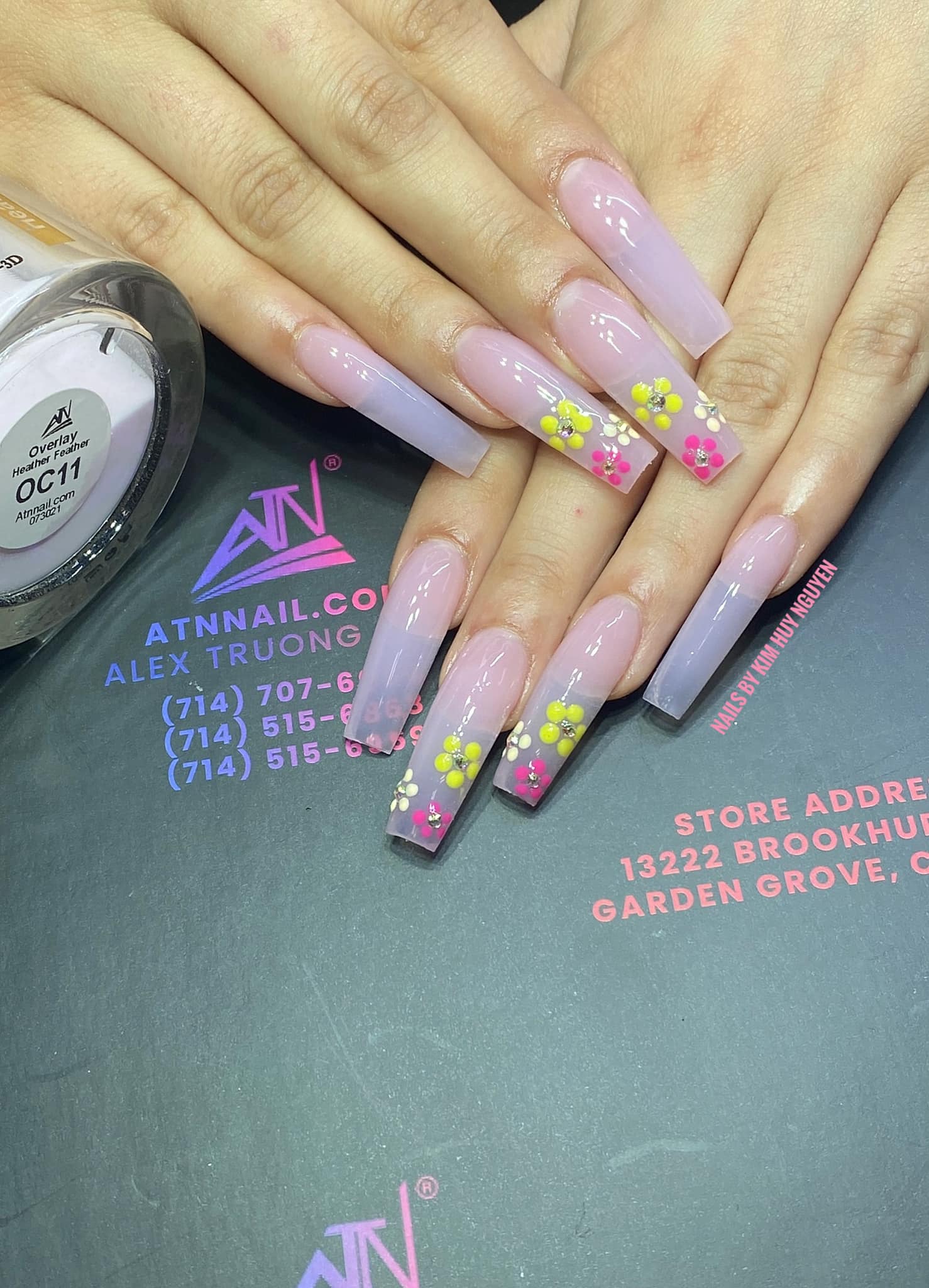 Light Overlay Acrylic Powder - Set OC 15 Colors