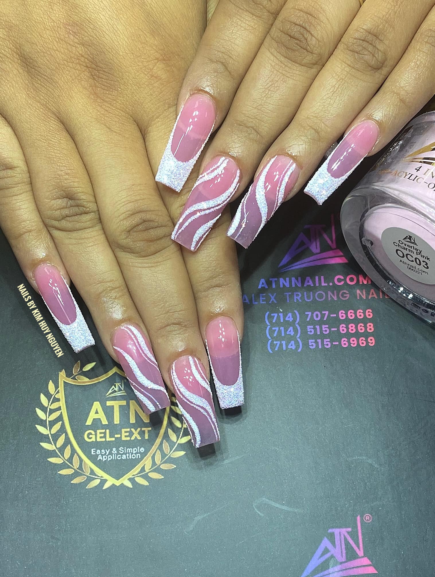 Light Overlay Acrylic Powder - Set OC 15 Colors