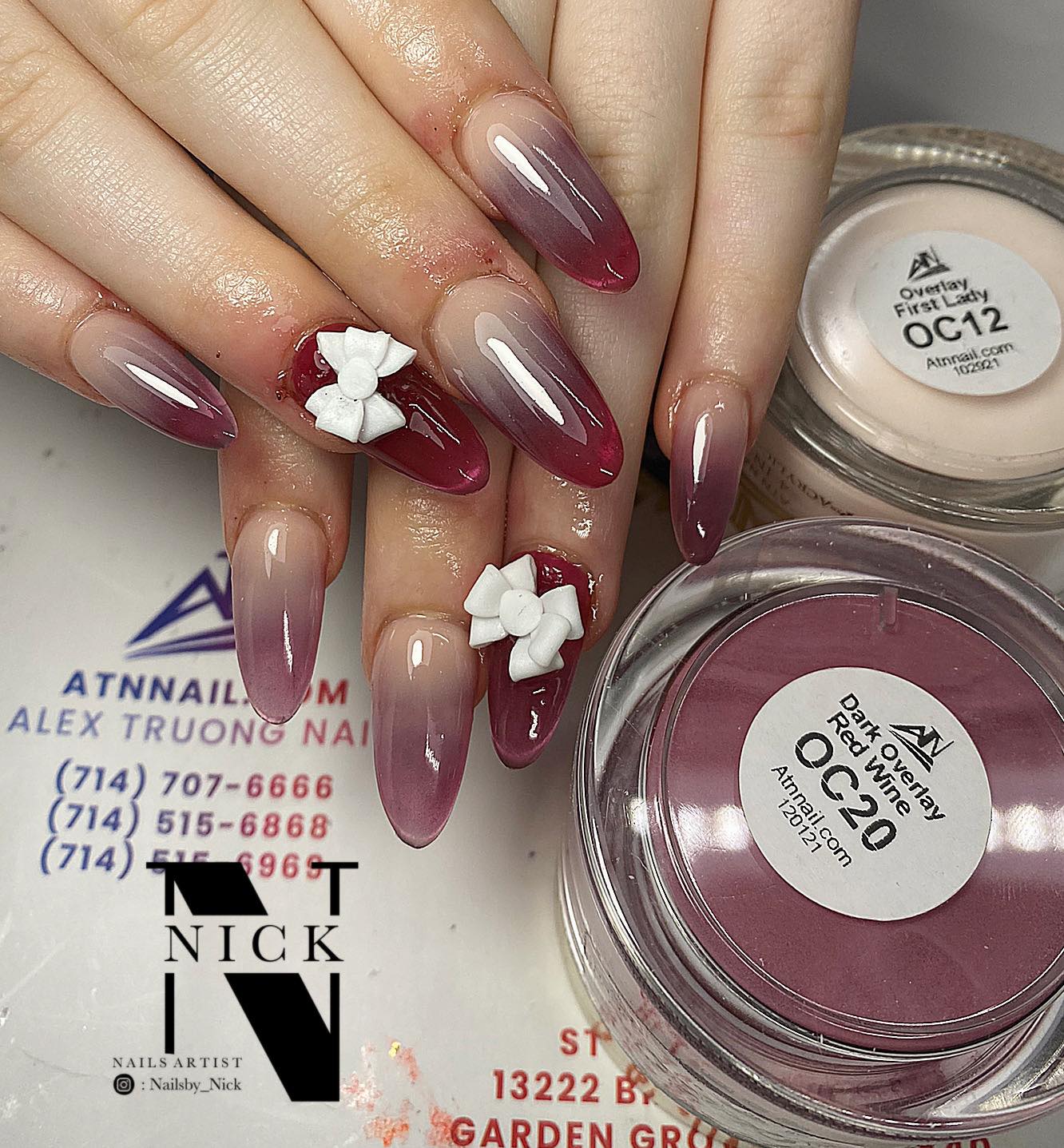 Light Overlay Acrylic Powder - Set OC 15 Colors