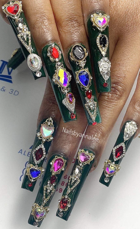 SPECIAL PRICE !!! NAIL DECORATION RHINSTONES CHARM SPECIAL SET