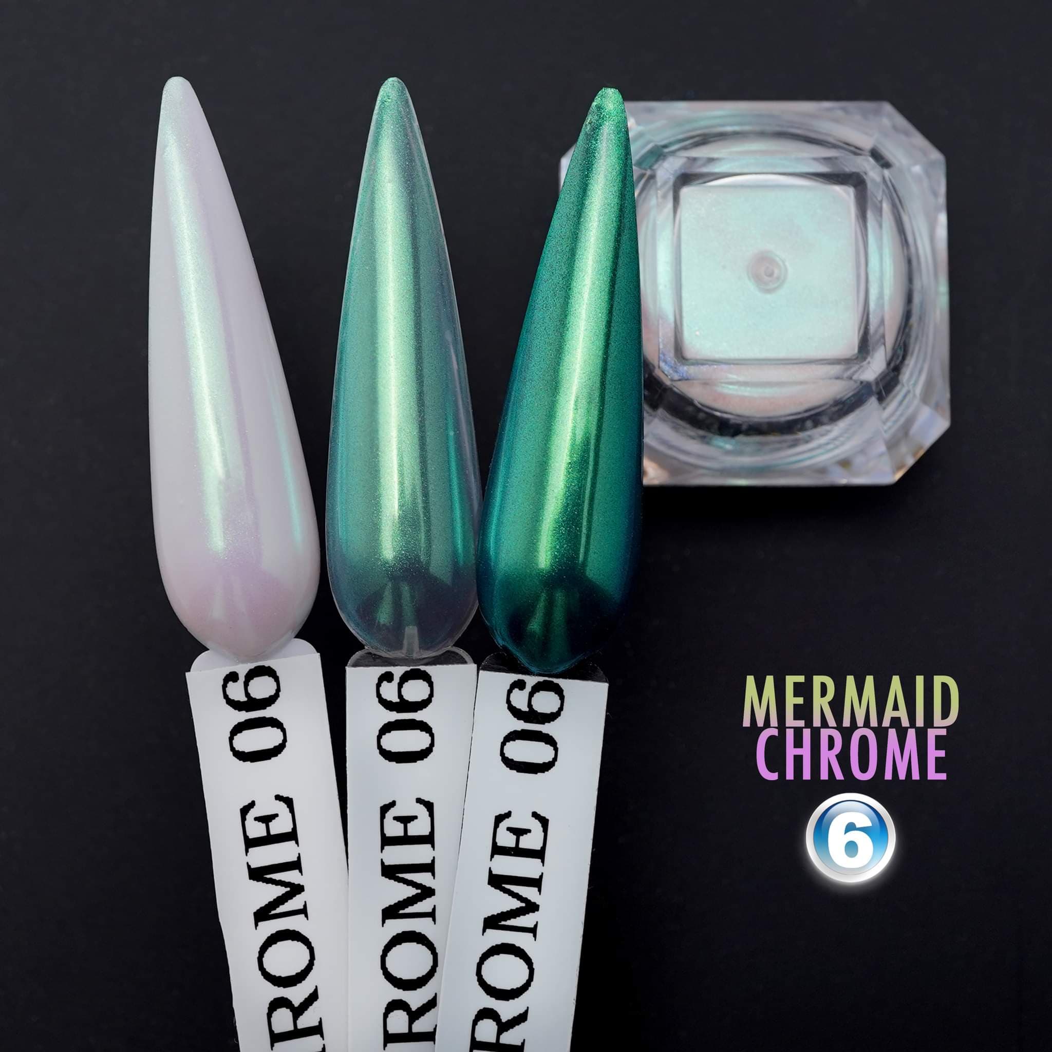 Mermaid Chrome 0.9gr - Set 6 Colors