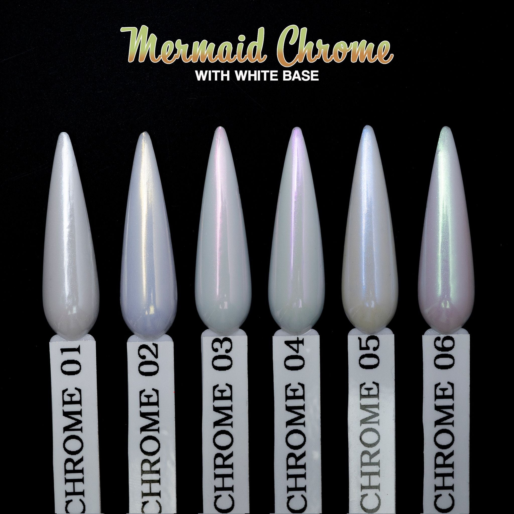 Mermaid Chrome 0.9gr - Set 6 Colors
