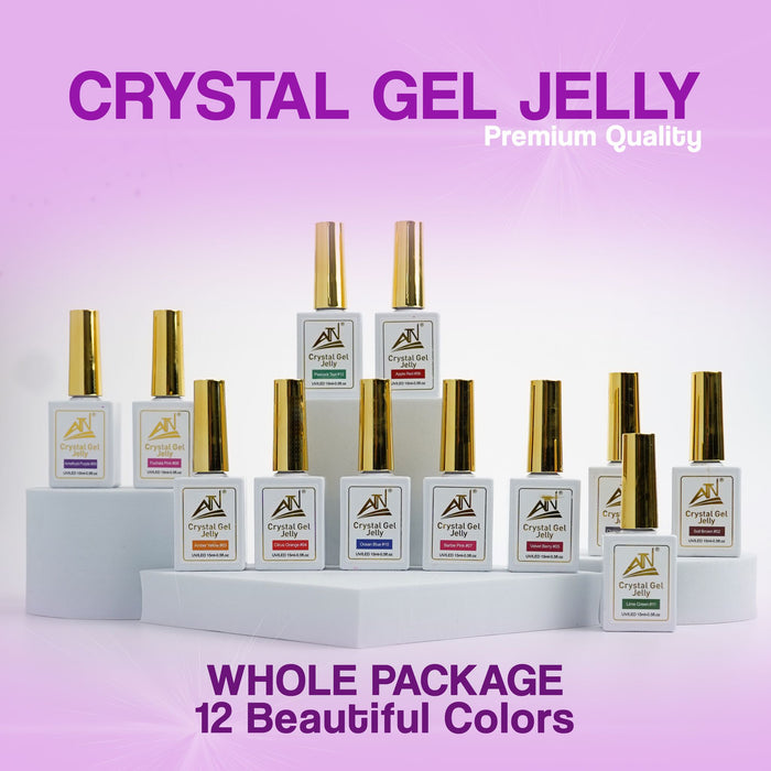 ATN CRYSTAL GEL JELLY - COLLECTION 12 COLORS
