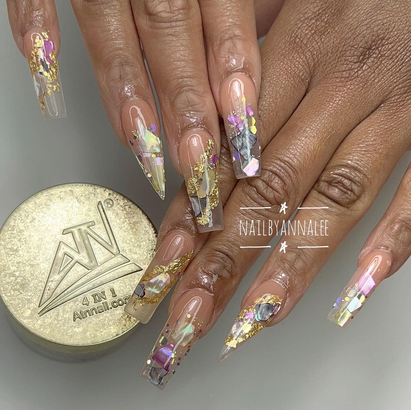 Foil Nails In Bottle