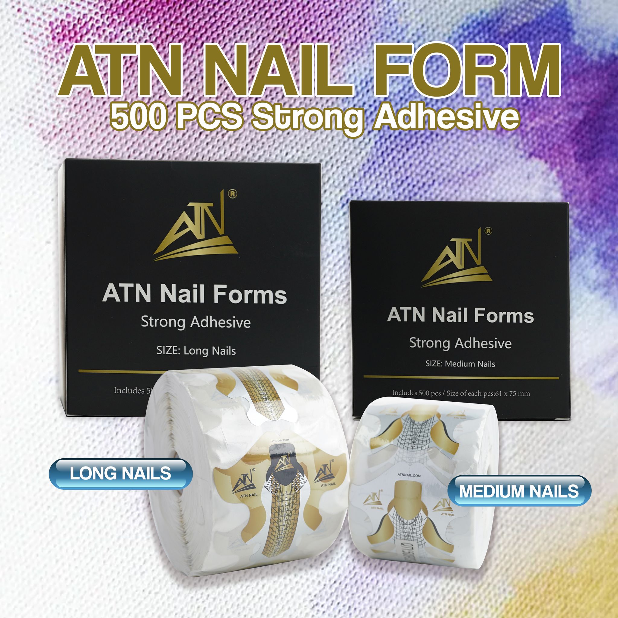 ATN NAILS FORM - STRONG ADHESIVE | 500pcs/box