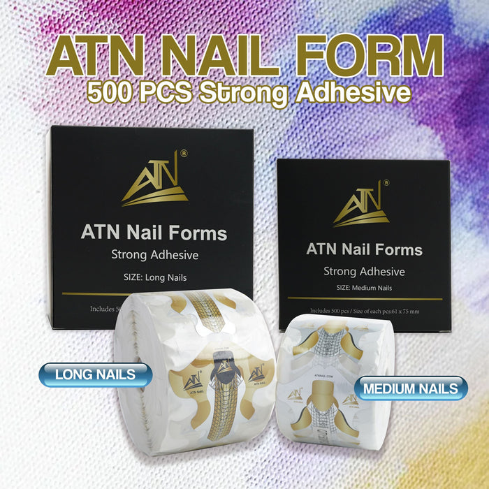 ATN NAILS FORM - STRONG ADHESIVE | 500pcs/box