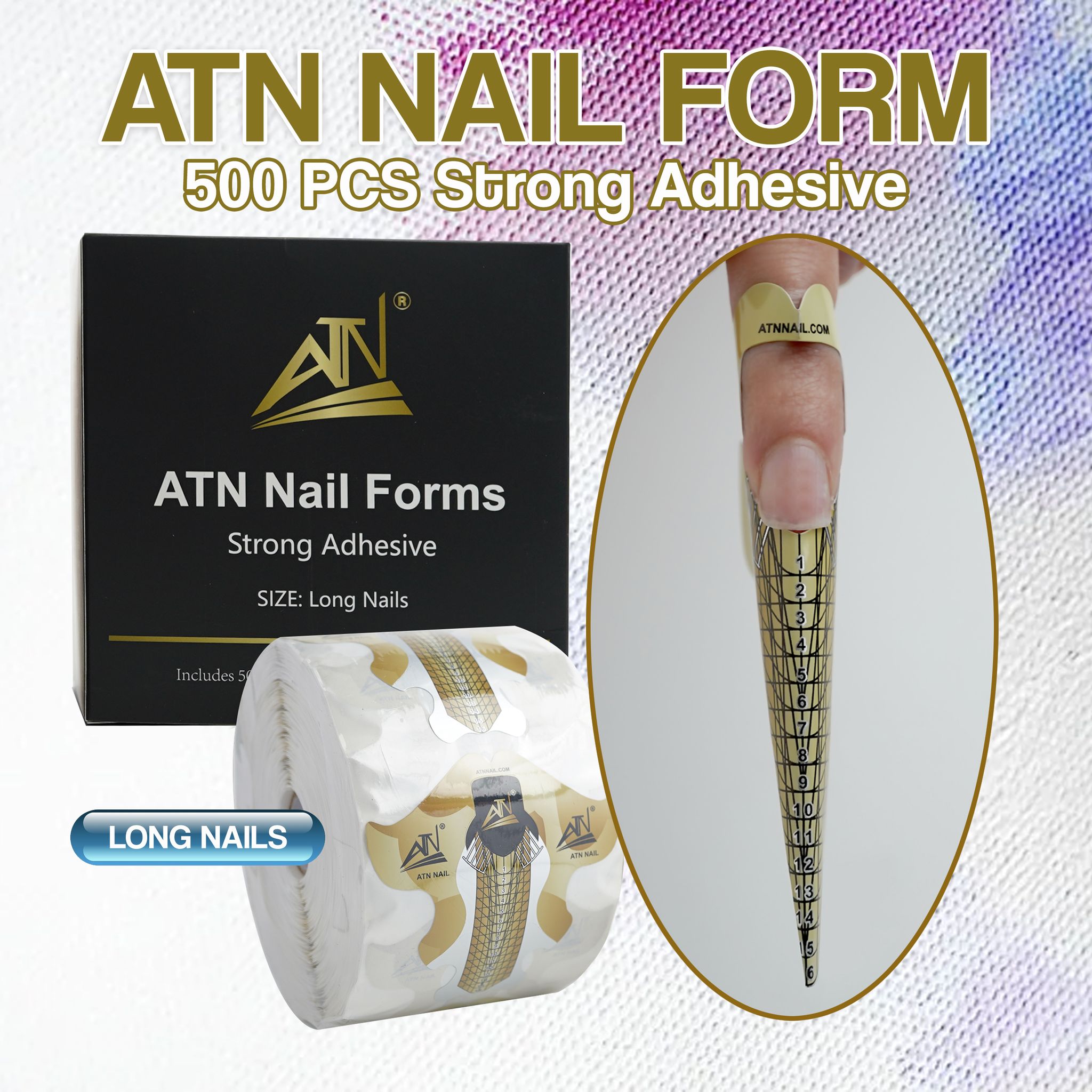 ATN NAILS FORM - STRONG ADHESIVE | 500pcs/box