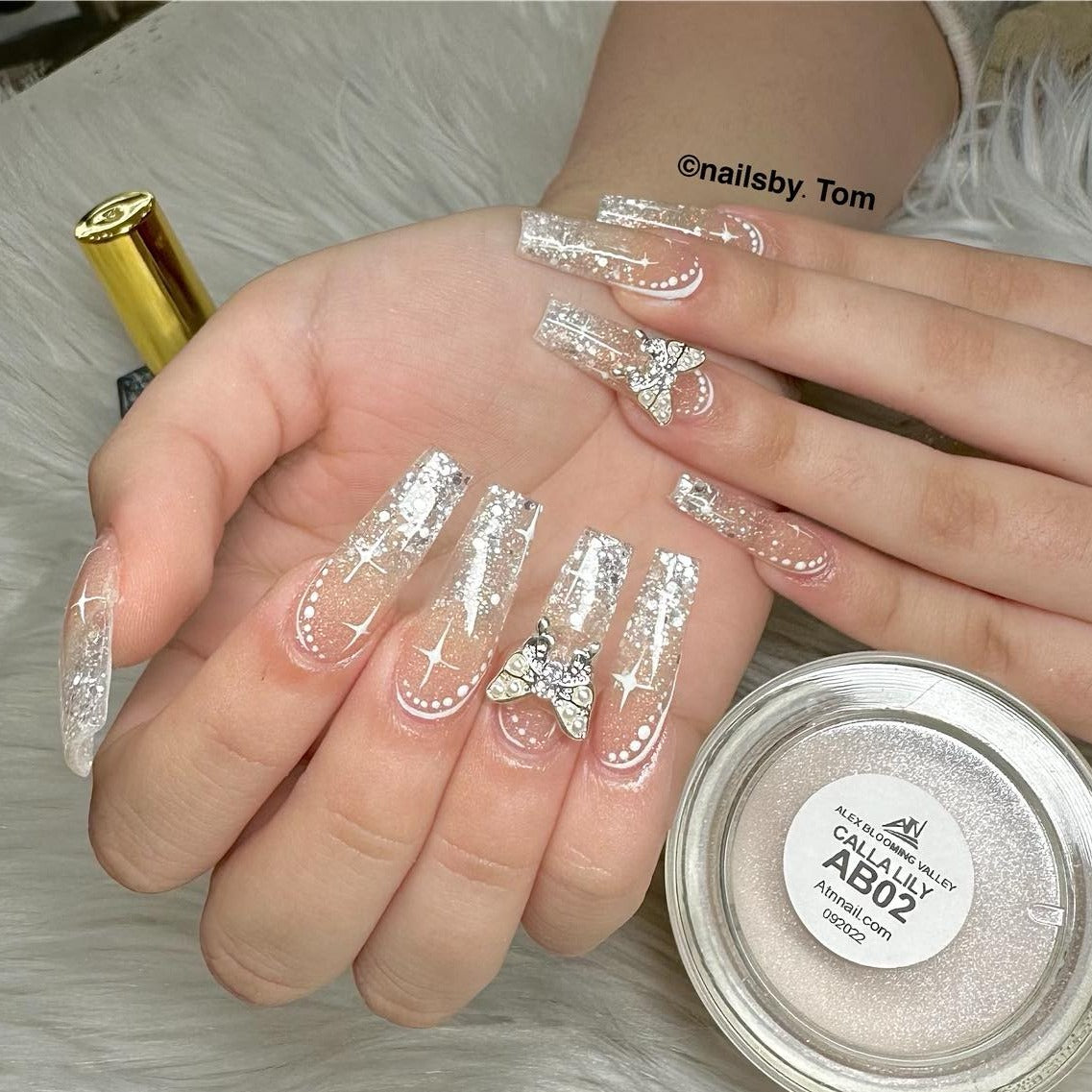 Alex Blooming Valley Nude Acrylic Powder – Set AB 18 Colors