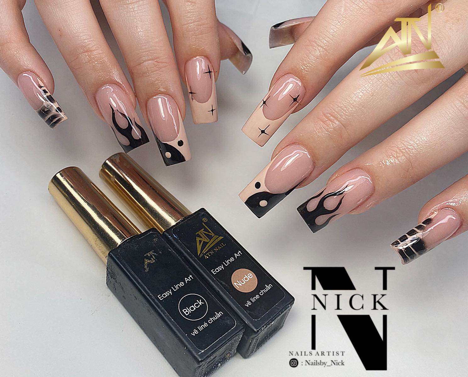 Thiết kế nghệ thuật đường nét dễ dàng ATN 18 màu