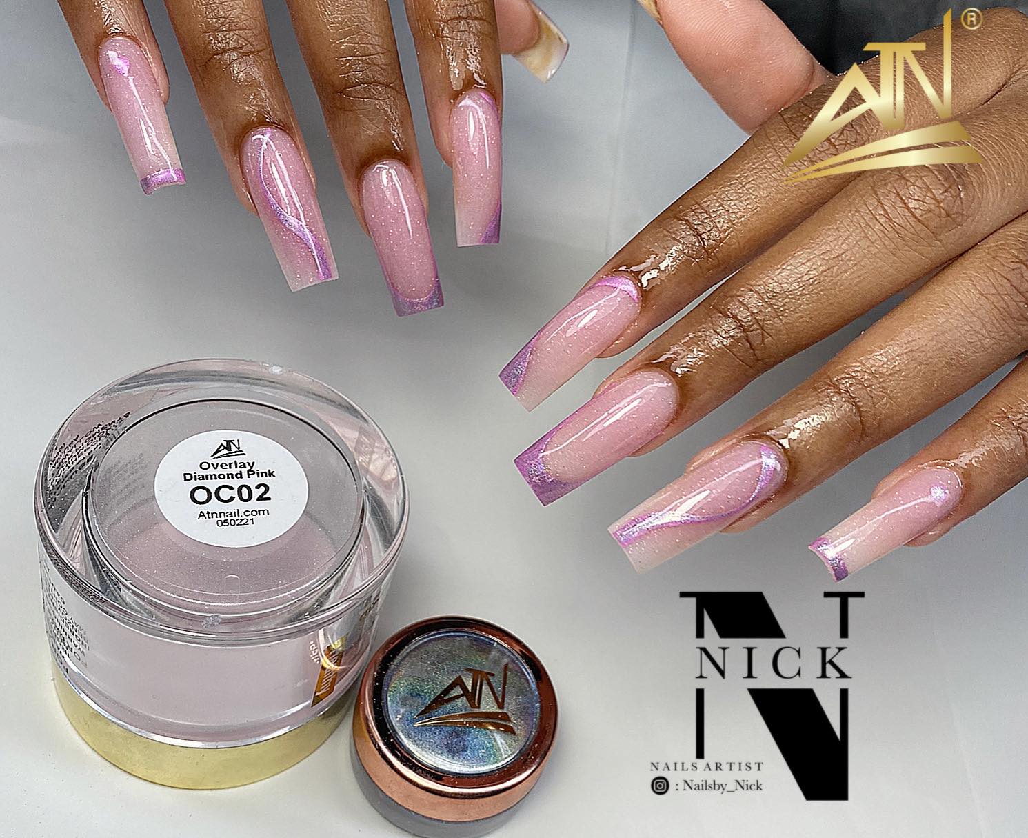 Light Overlay Acrylic Powder - Set OC 15 Colors