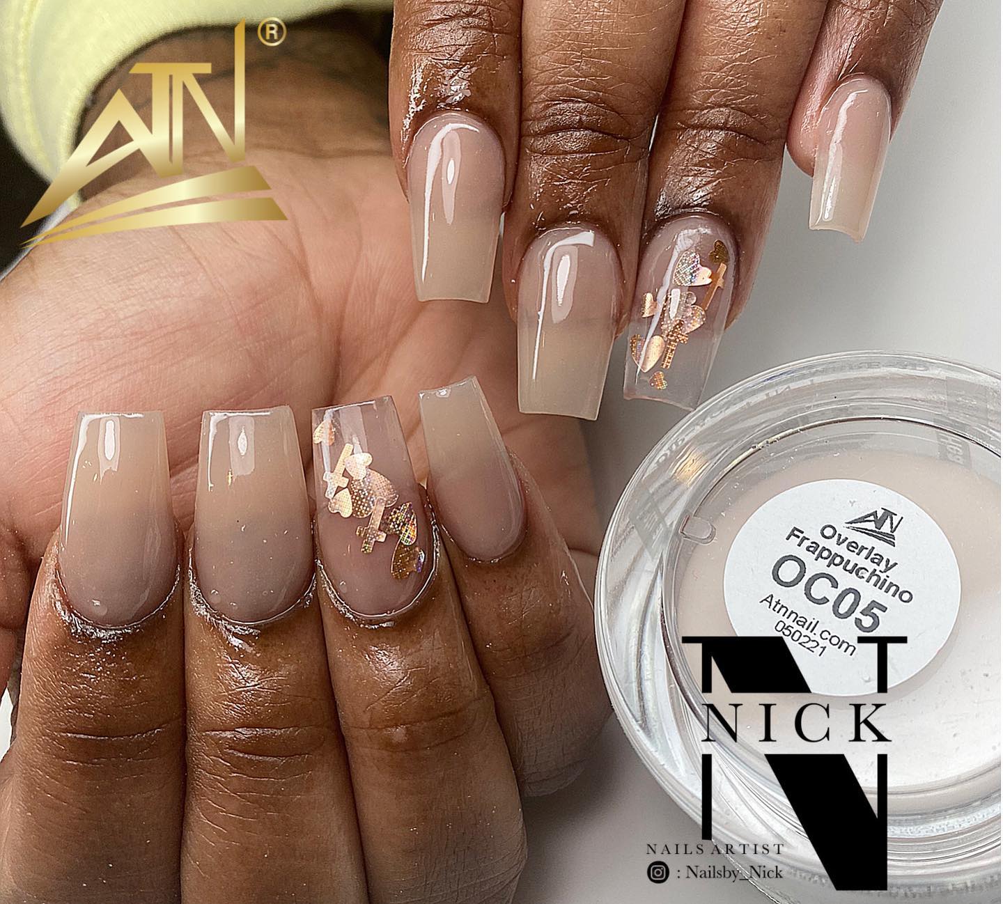 Light Overlay Acrylic Powder - Set OC 15 Colors