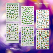 STICKER - LUCKY 4 LEAF CLOVER | SET 6 PCS