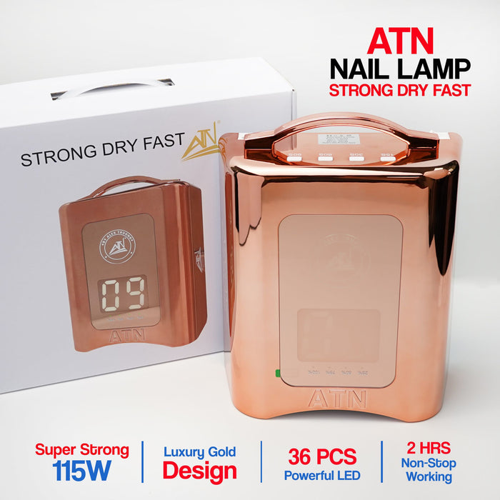 ATN NEW LAMP ROSE GOLD - Rechargeable Cordless LED/UV Lamp 115W