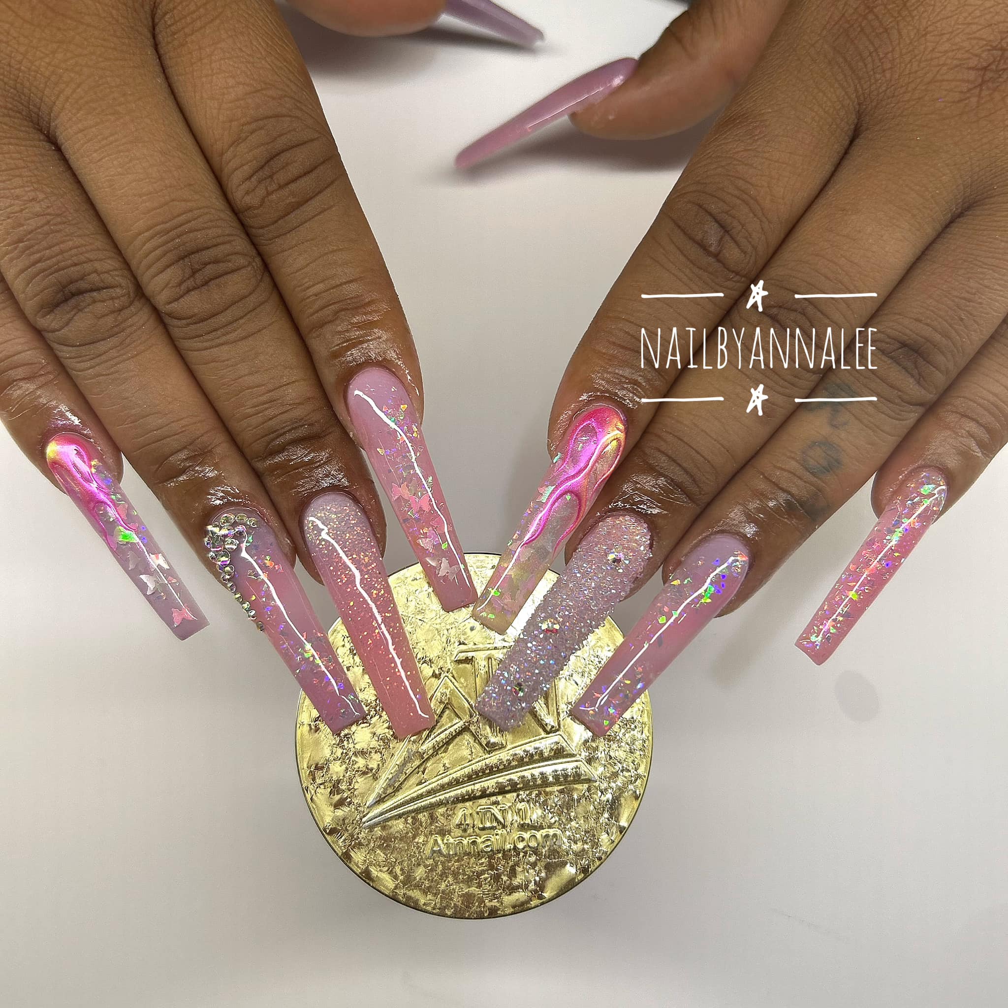 Alex Blooming Valley Nude Acrylic Powder – Set AB 18 Colors