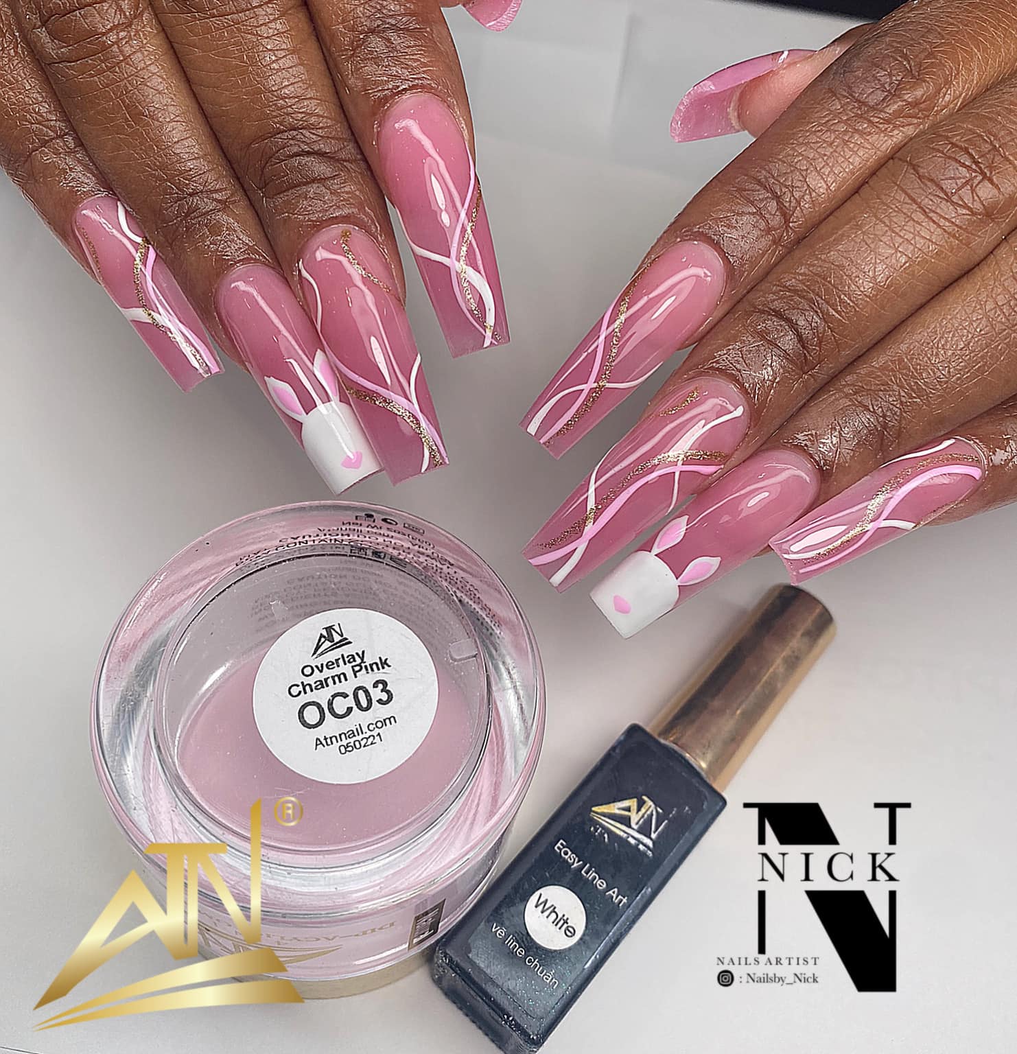Light Overlay Acrylic Powder - Set OC 15 Colors