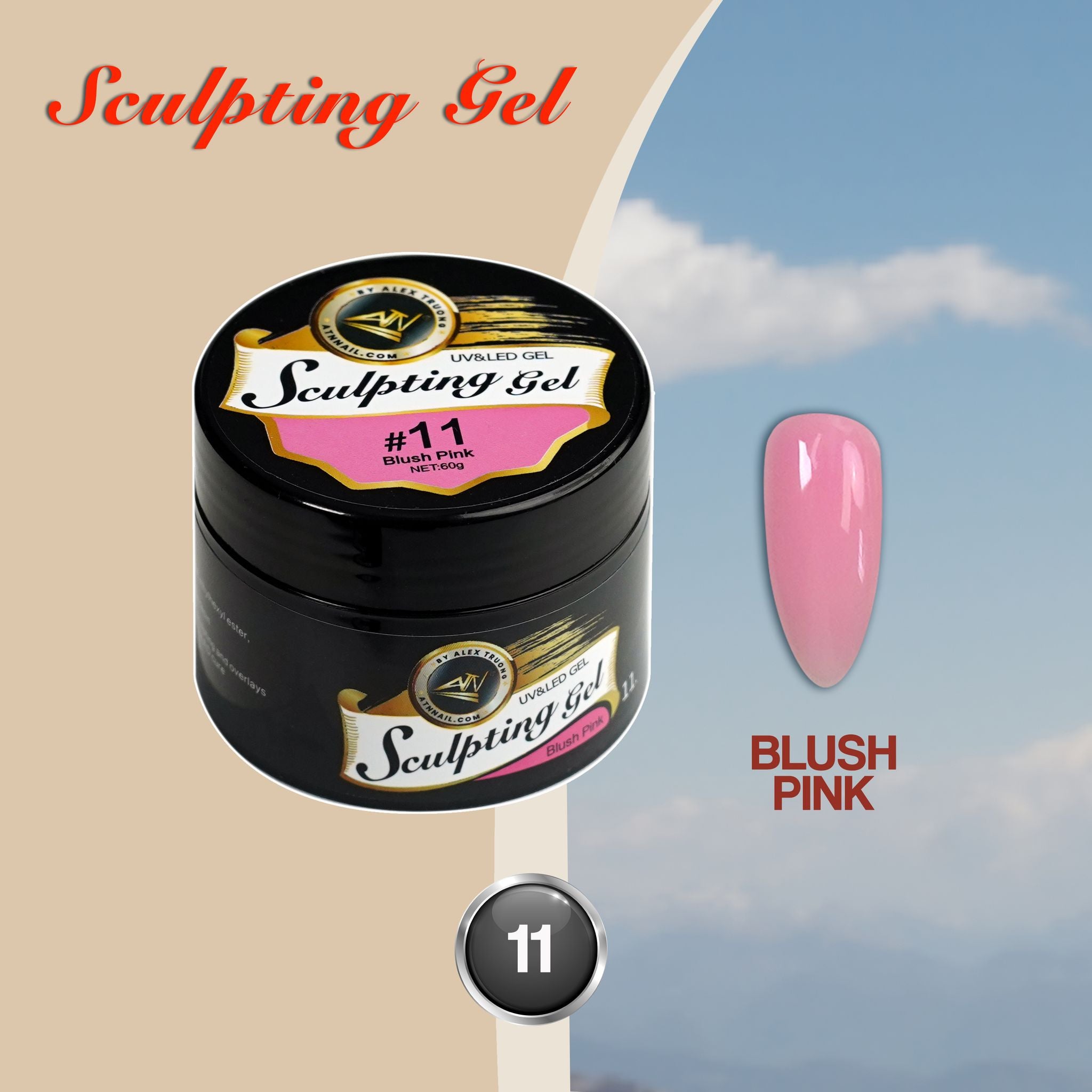 ATN SCULPTING GEL _BUILDER GEL - 15 MÀU