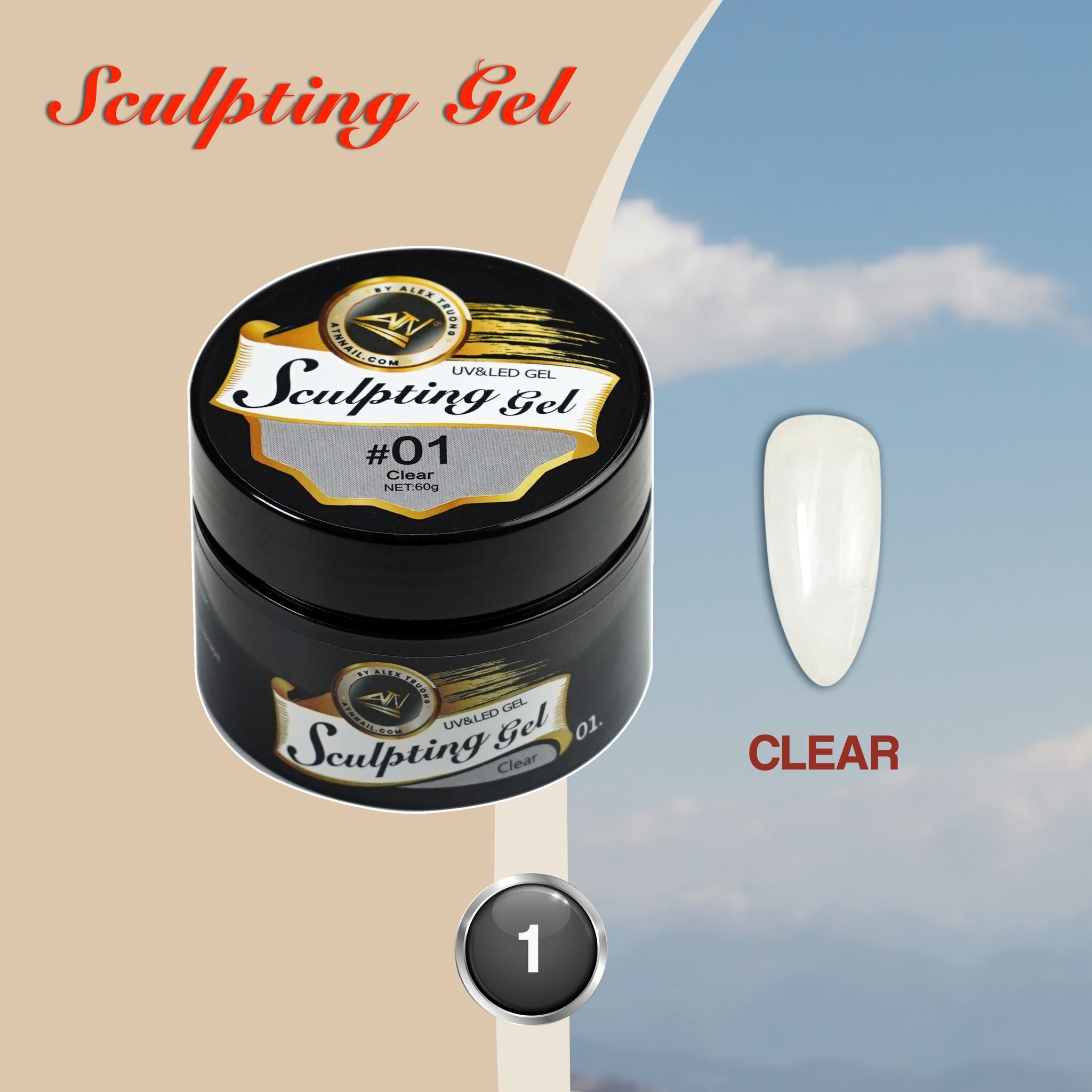ATN SCULPTING GEL _BUILDER GEL - 15 MÀU