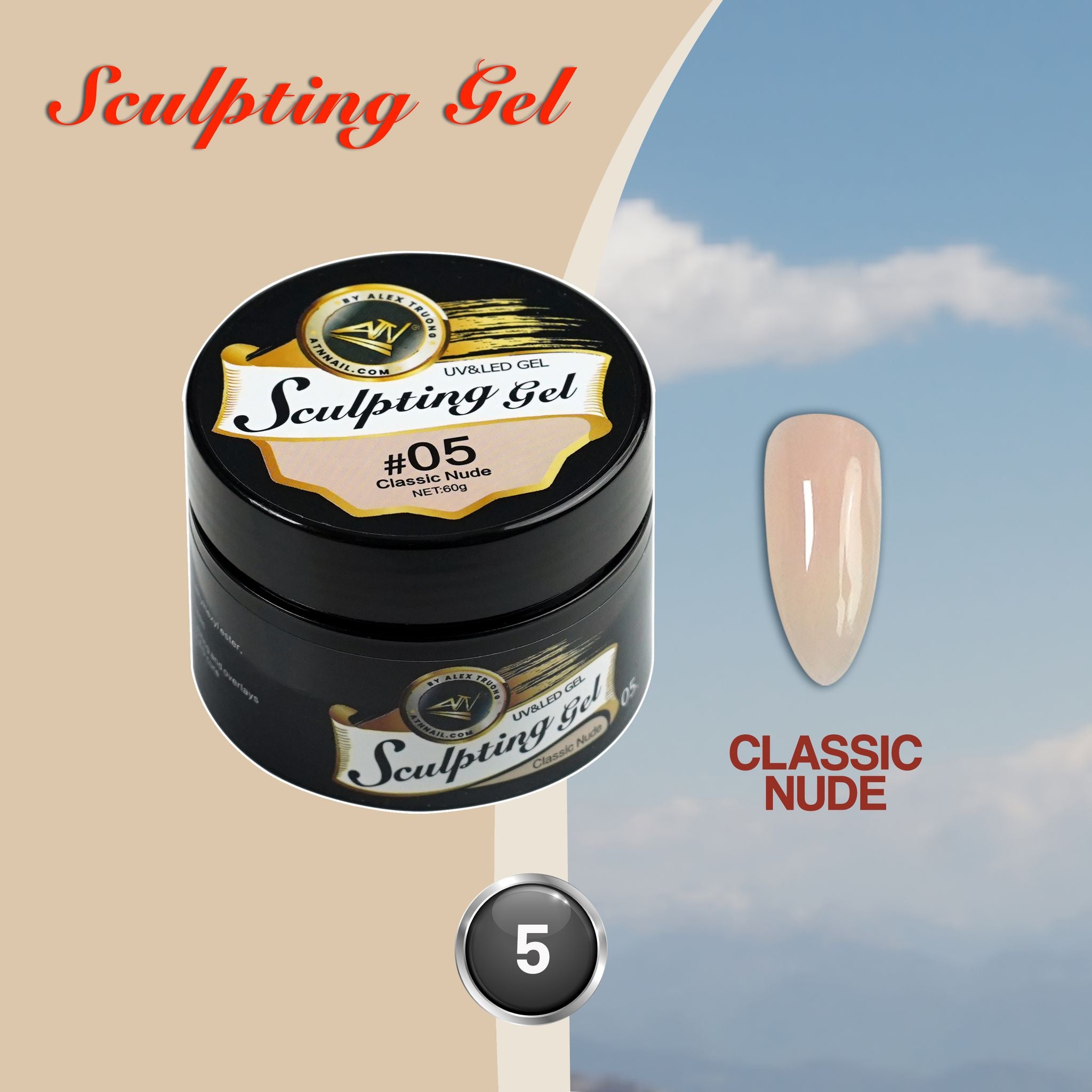ATN SCULPTING GEL _BUILDER GEL - 15 MÀU