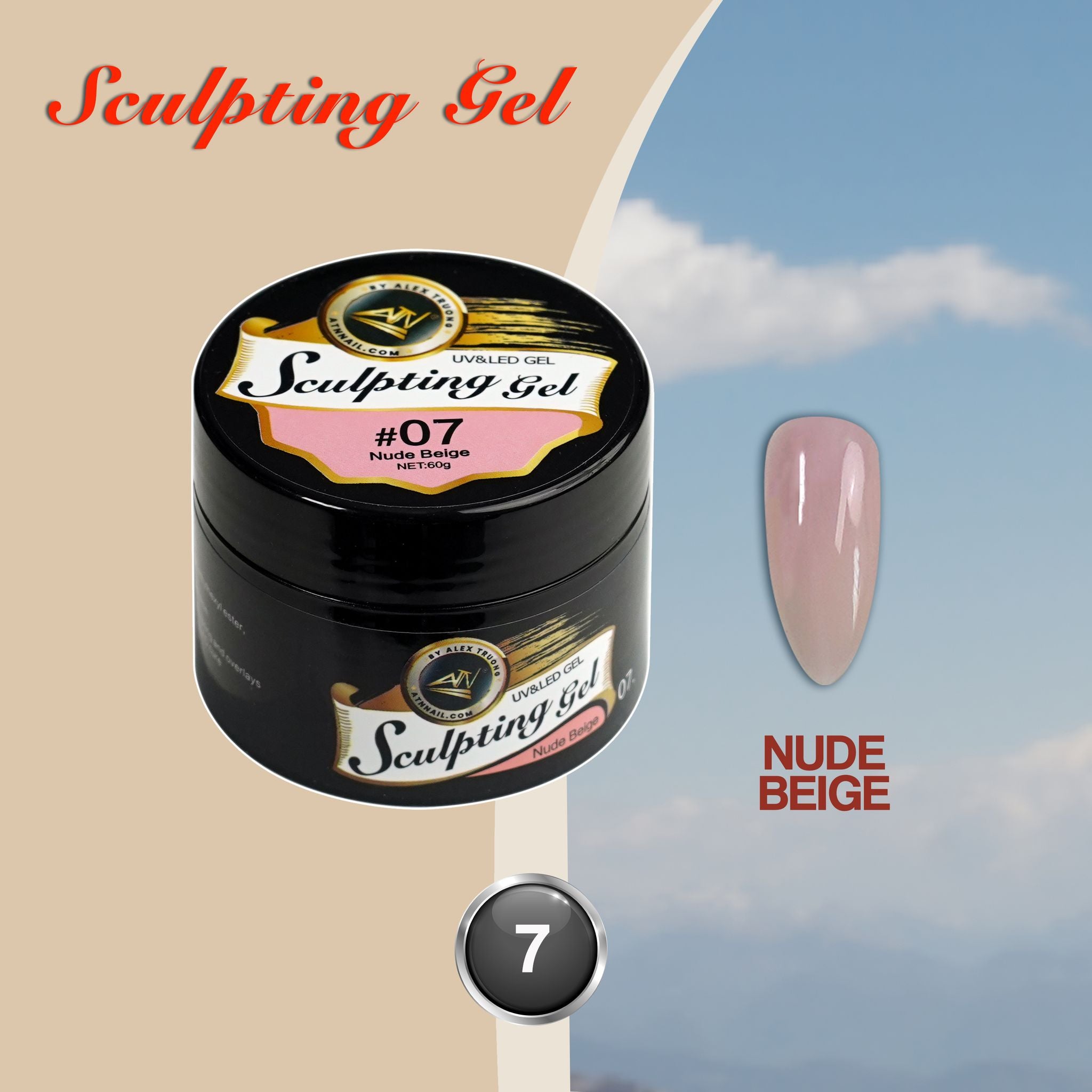 ATN SCULPTING GEL _BUILDER GEL - 15 MÀU