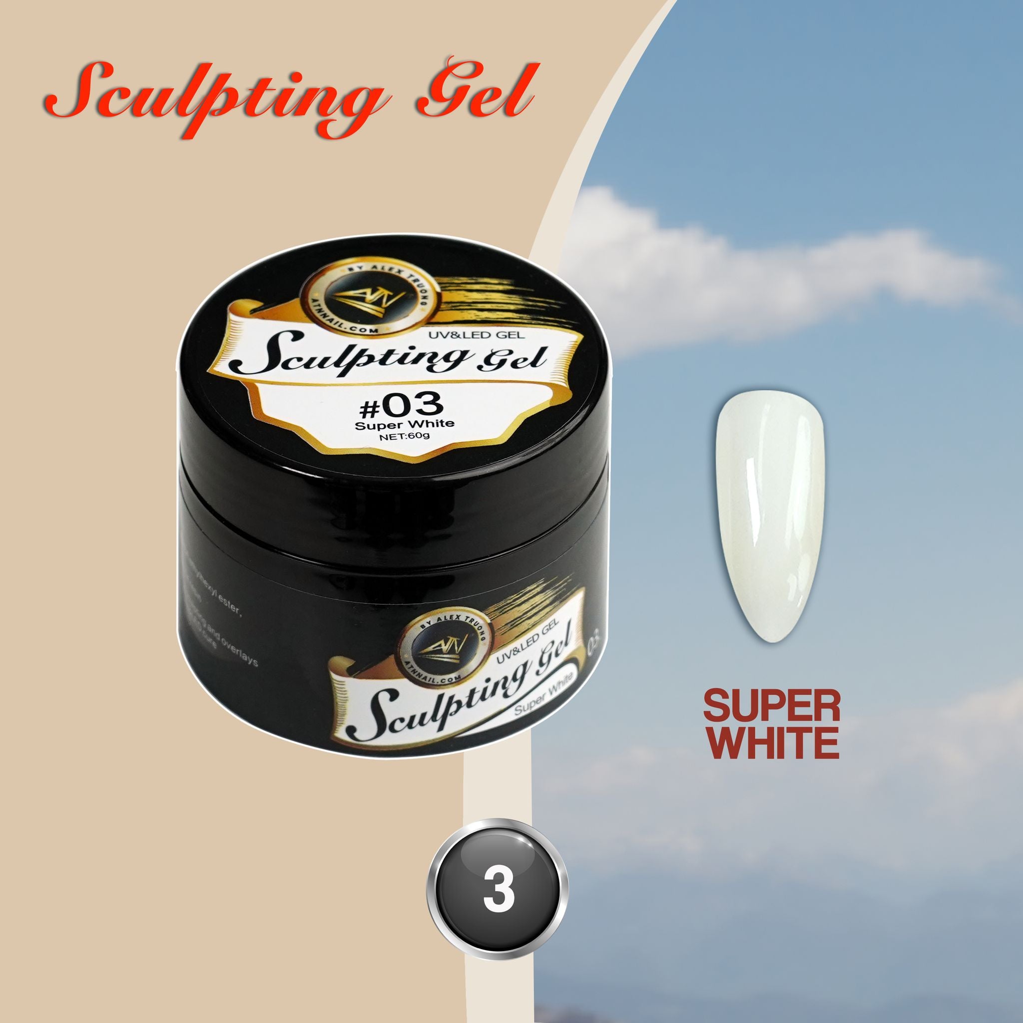 ATN SCULPTING GEL _BUILDER GEL - 15 MÀU