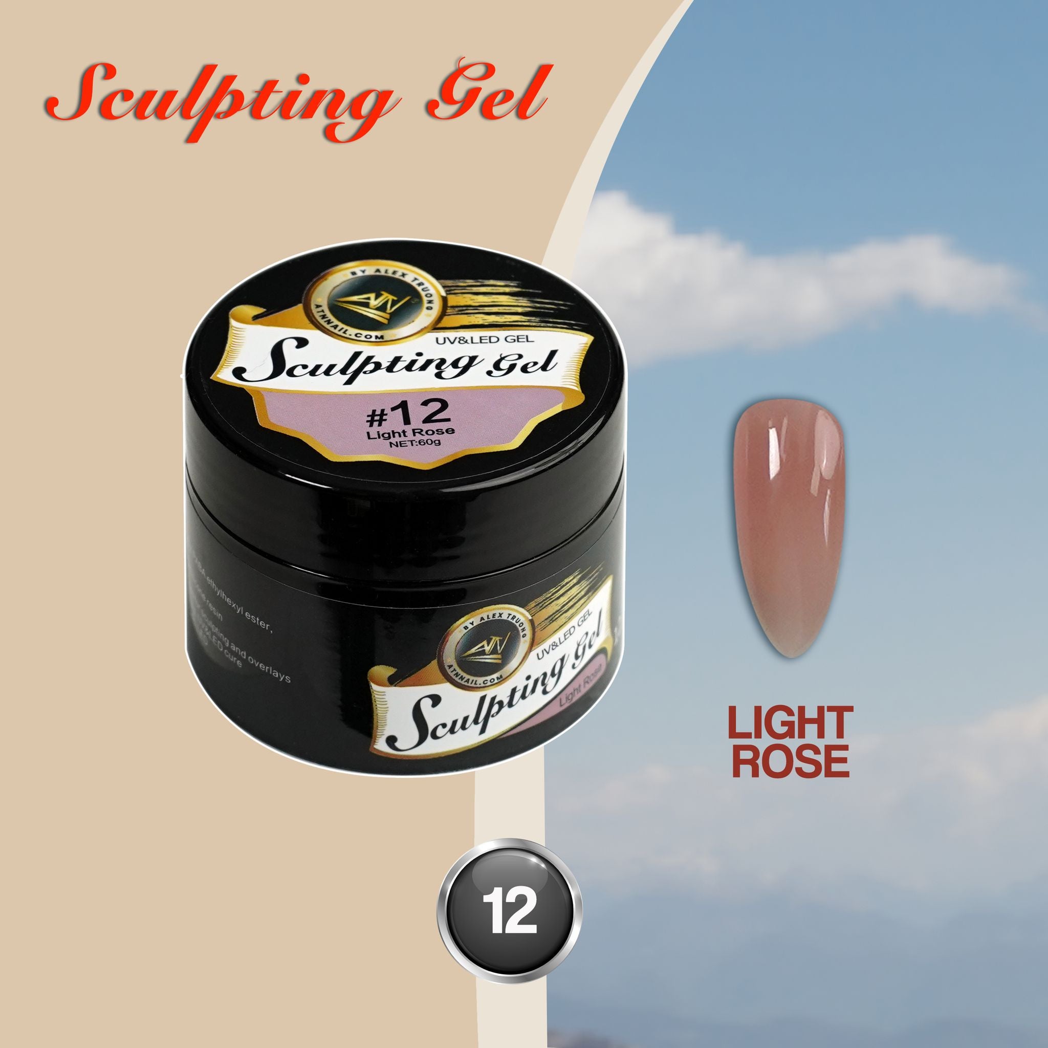 ATN SCULPTING GEL _BUILDER GEL - 15 MÀU