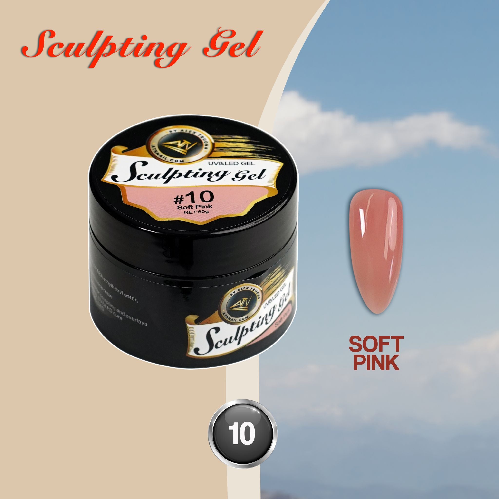 ATN SCULPTING GEL _BUILDER GEL - 15 MÀU