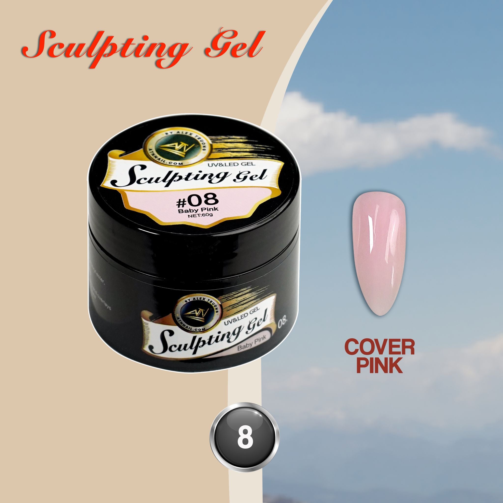 ATN SCULPTING GEL _BUILDER GEL - 15 MÀU