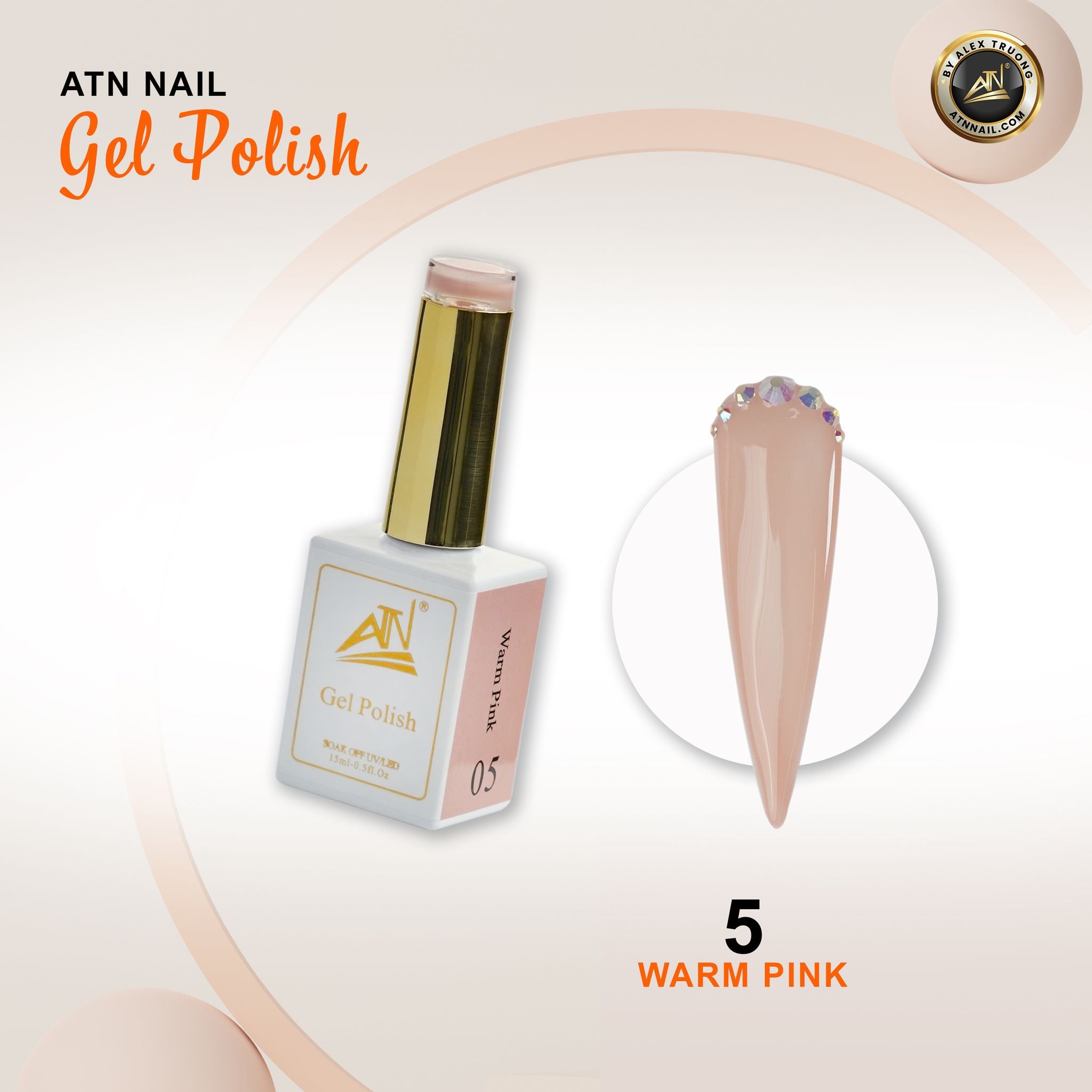 ATN Nude Gel Polish - 12 Colors