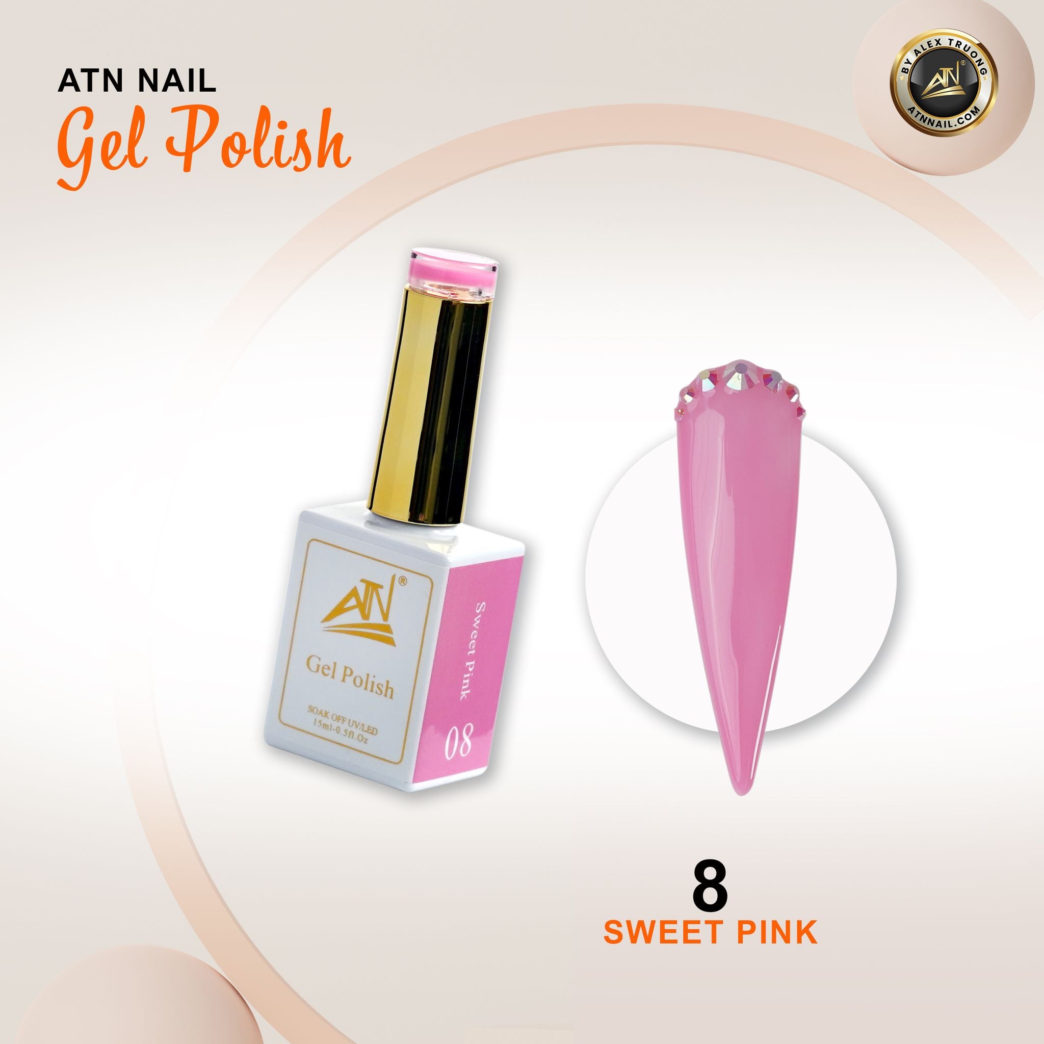 ATN Nude Gel Polish - 12 Colors