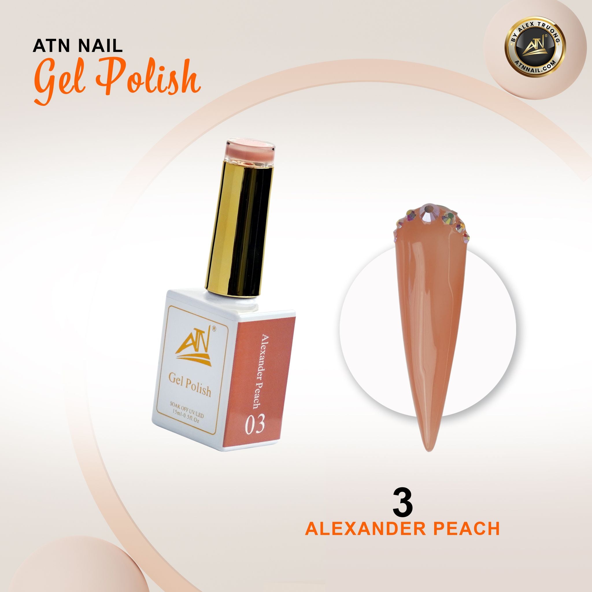 ATN Nude Gel Polish - 12 Colors