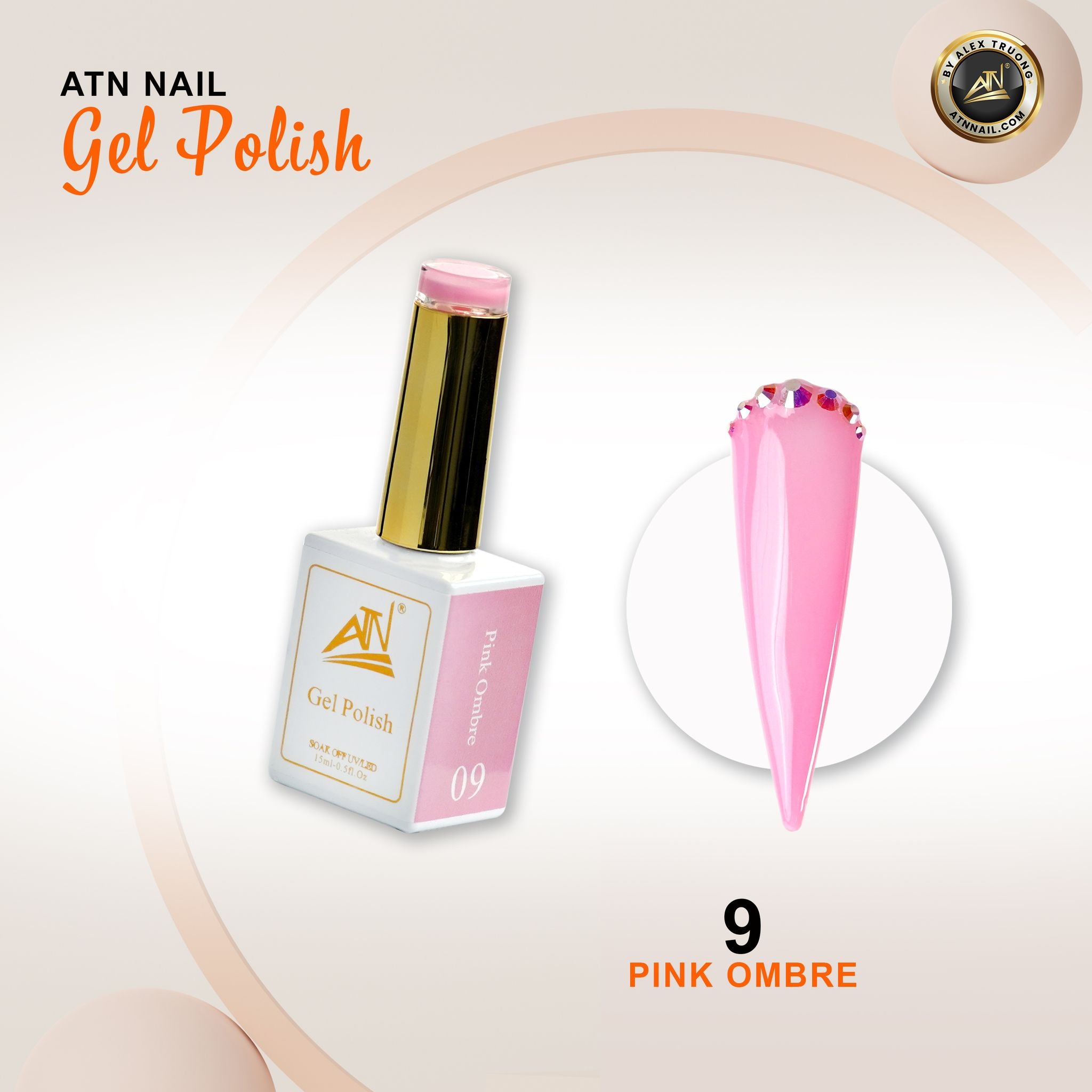 ATN Nude Gel Polish - 12 Colors