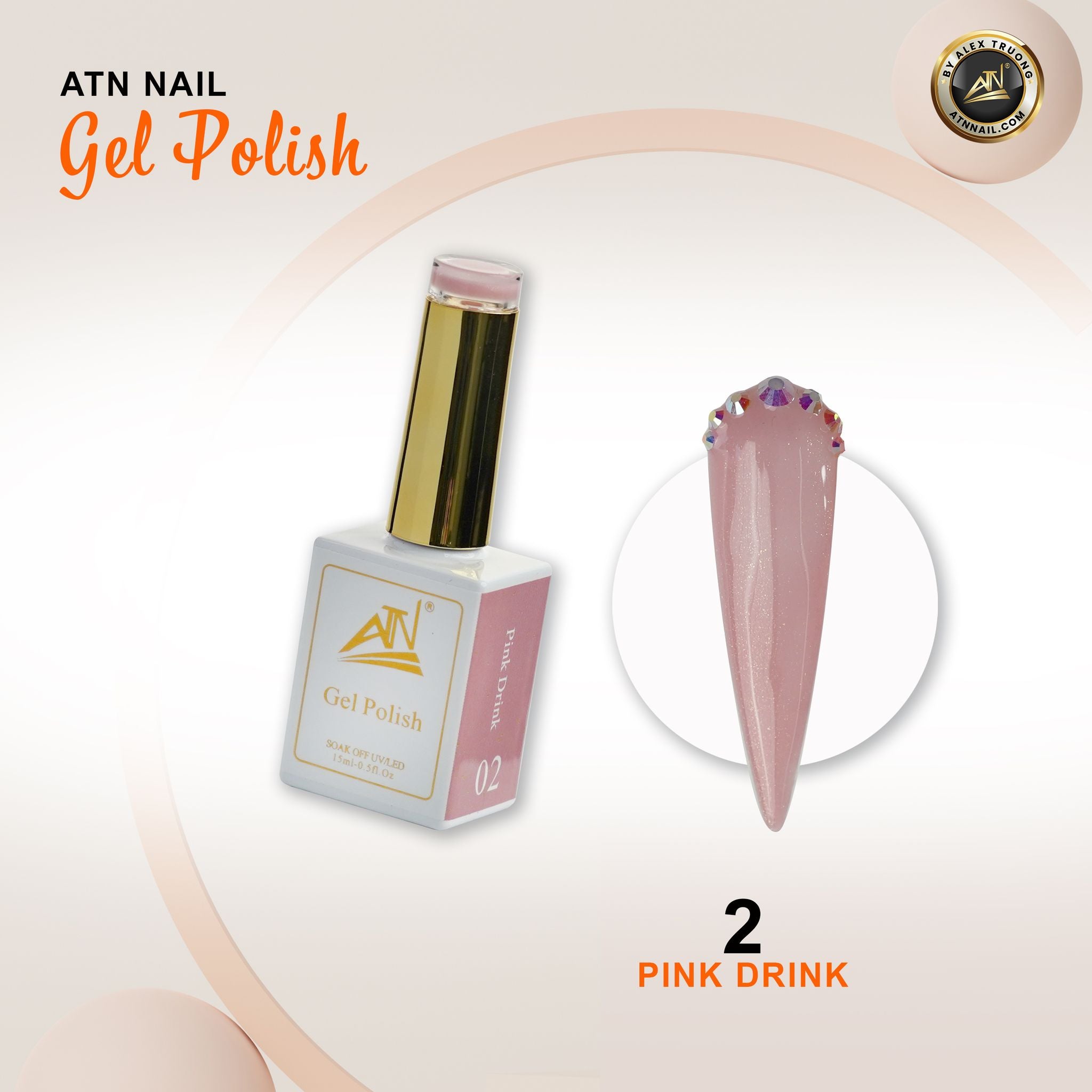 ATN Nude Gel Polish - 12 Colors