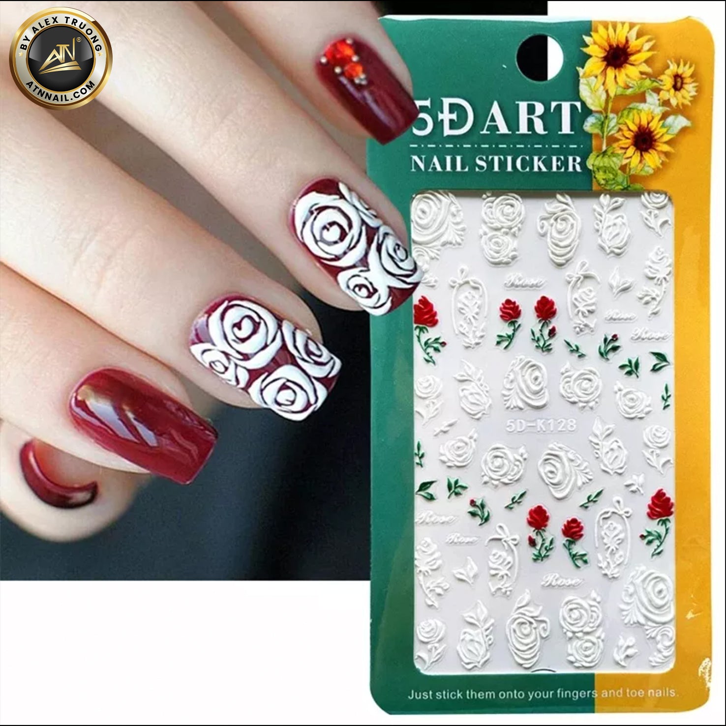 NHÃN DÁN - HOA HỒNG 5D | 1 CÁI