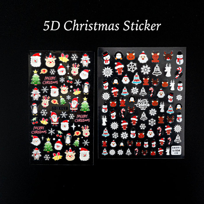 STICKER - 5D CHRISTMAS | Set 2 Pcs