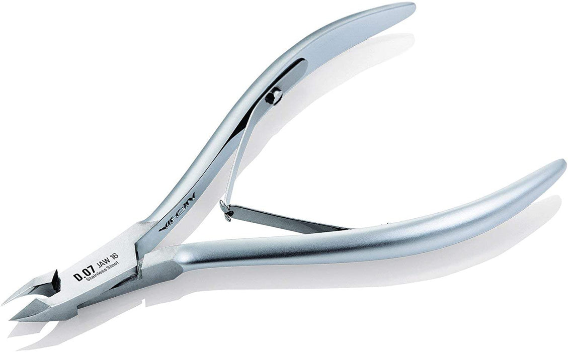 thumbnail image 2 of Nghia Stainless Steel Cuticle Nipper – D03 Jaw 16, Grey Plated, Made In Vietnam 2 of 5