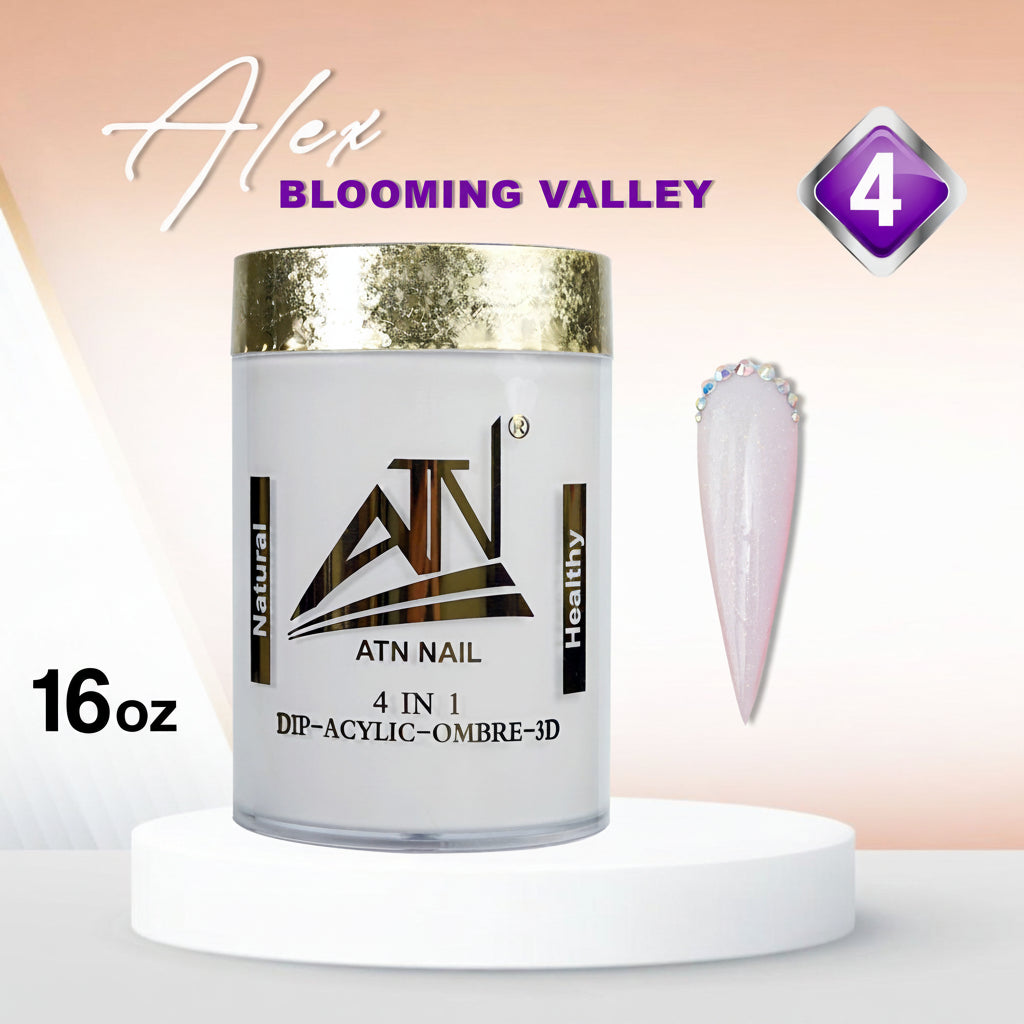 Alex Blooming Valley Nude Acrylic Powder – Set AB 18 Colors