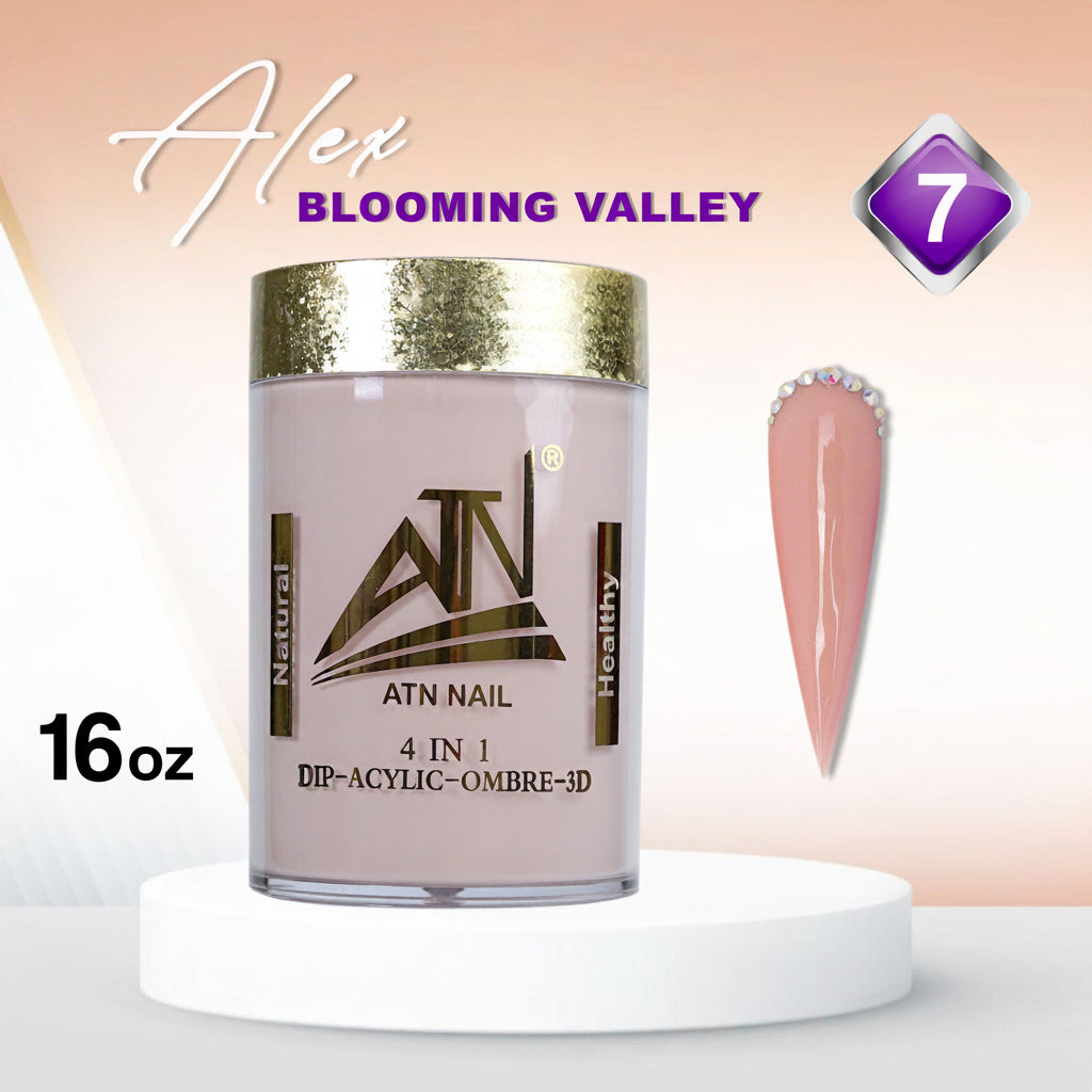 Alex Blooming Valley Nude Acrylic Powder – Set AB 18 Colors