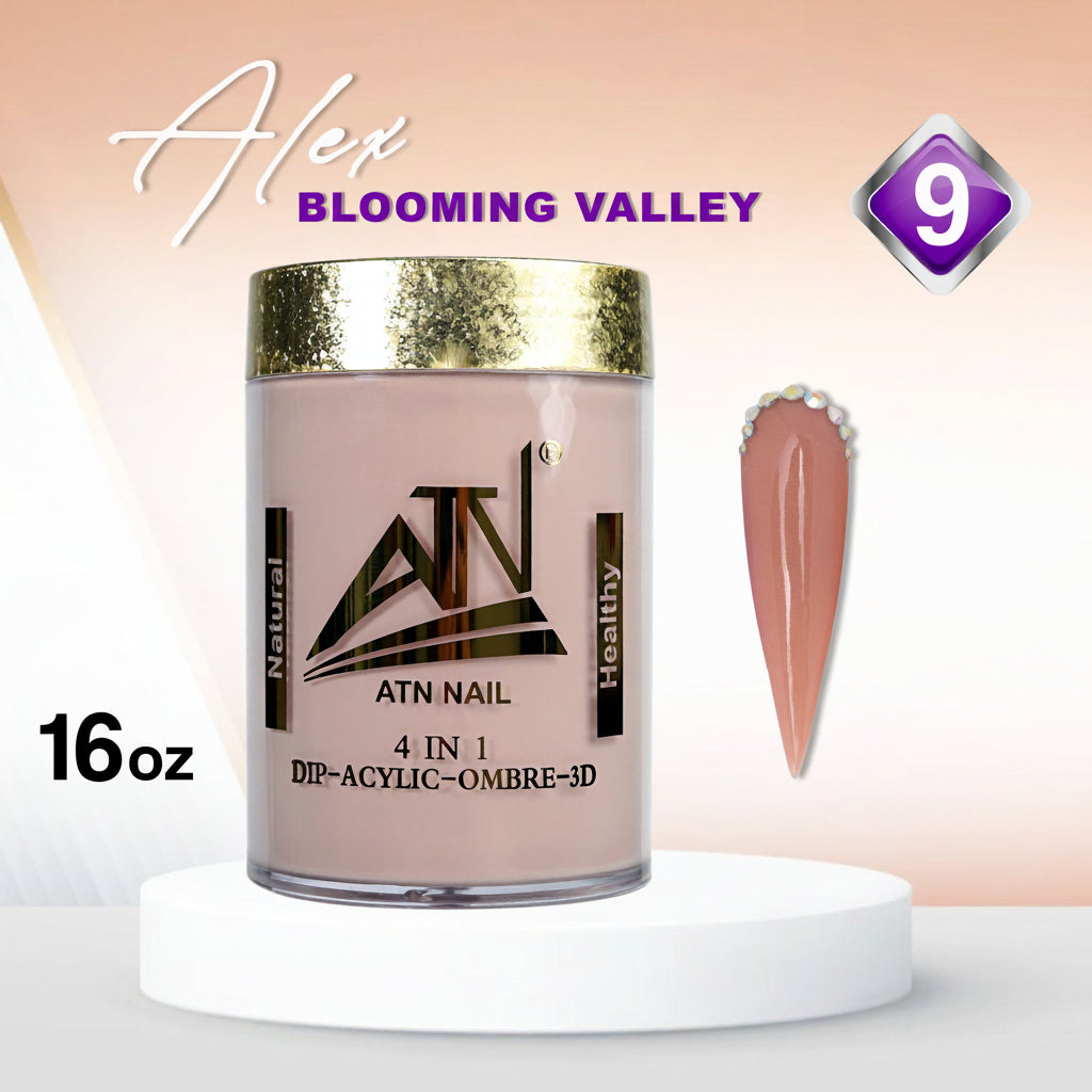 Alex Blooming Valley Nude Acrylic Powder – Set AB 18 Colors