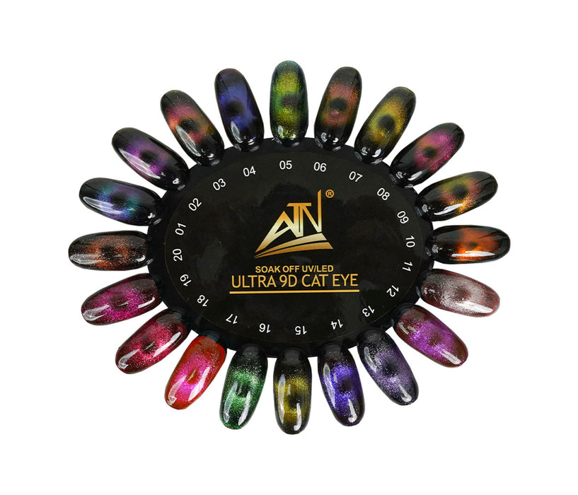 ATN ULTRA 9D CAT EYE GEL POLISH 15 ml | SET 20 Colors