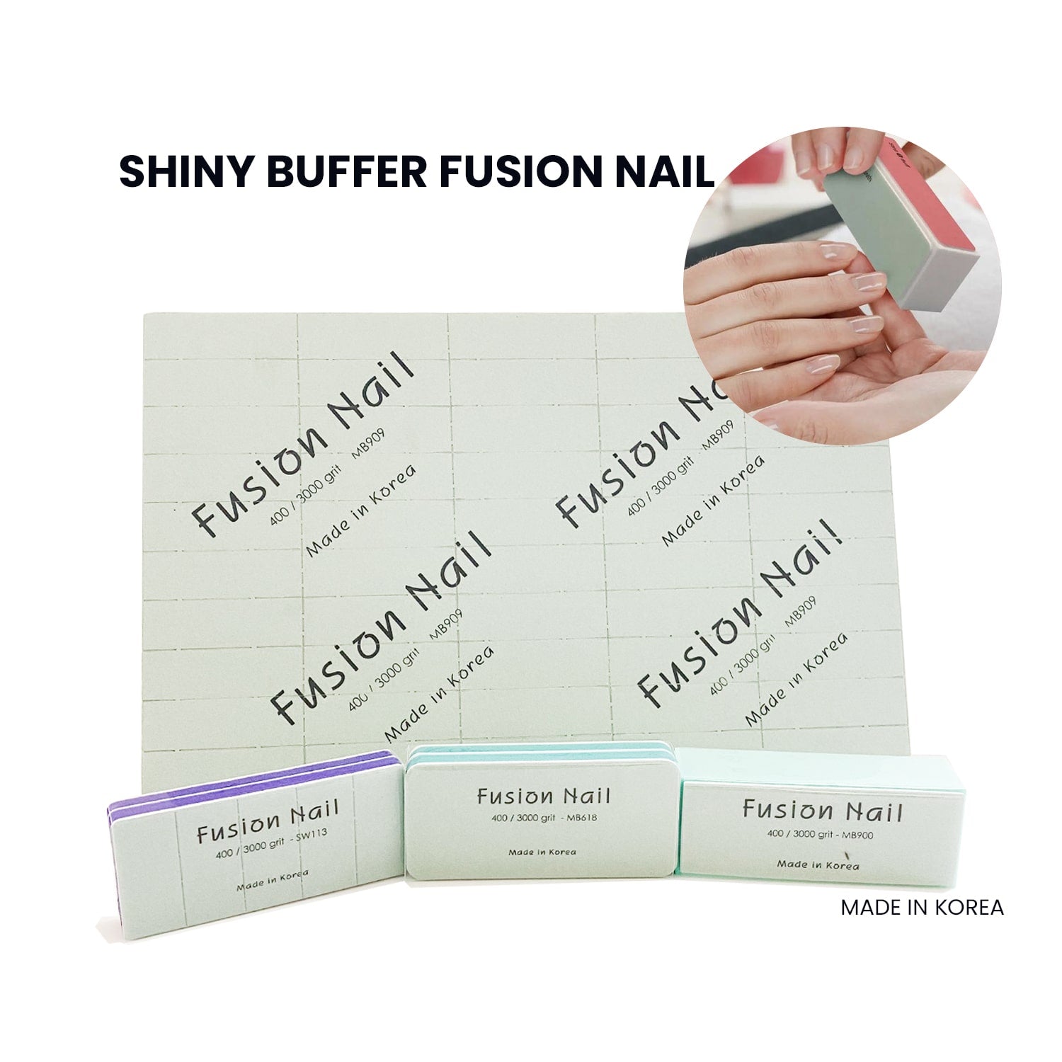 MÓNG BUFFER FUSION SHINY | Sản xuất tại Hàn Quốc