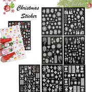STICKER - 5D CHRISTMAS RED | Set 9 Pcs