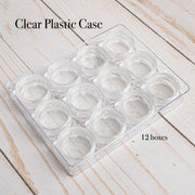 CLEAR PLASTIC BOX | 12 CREATES