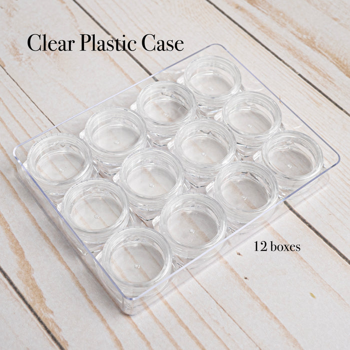 CLEAR PLASTIC BOX | 12 CREATES