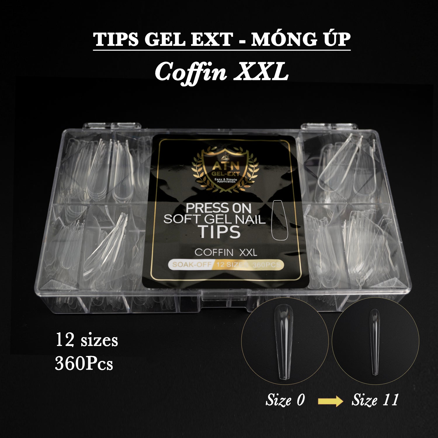 Hộp đầu típ ATN Gel-X