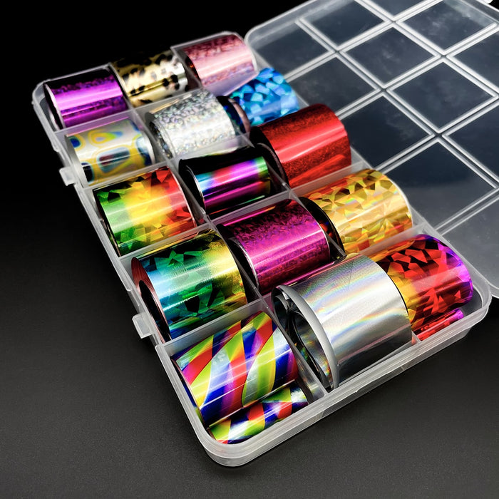 Transfer Foil - Colorful Glass 15 Pcs/ Box #1 | DFOCG01