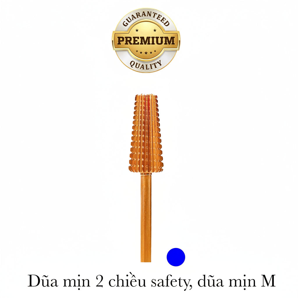 MŨI KHOAN - AN TOÀN 2 CHIỀU - M (BLUE TAG) | DŨA MỊN TRUNG BÌNH
