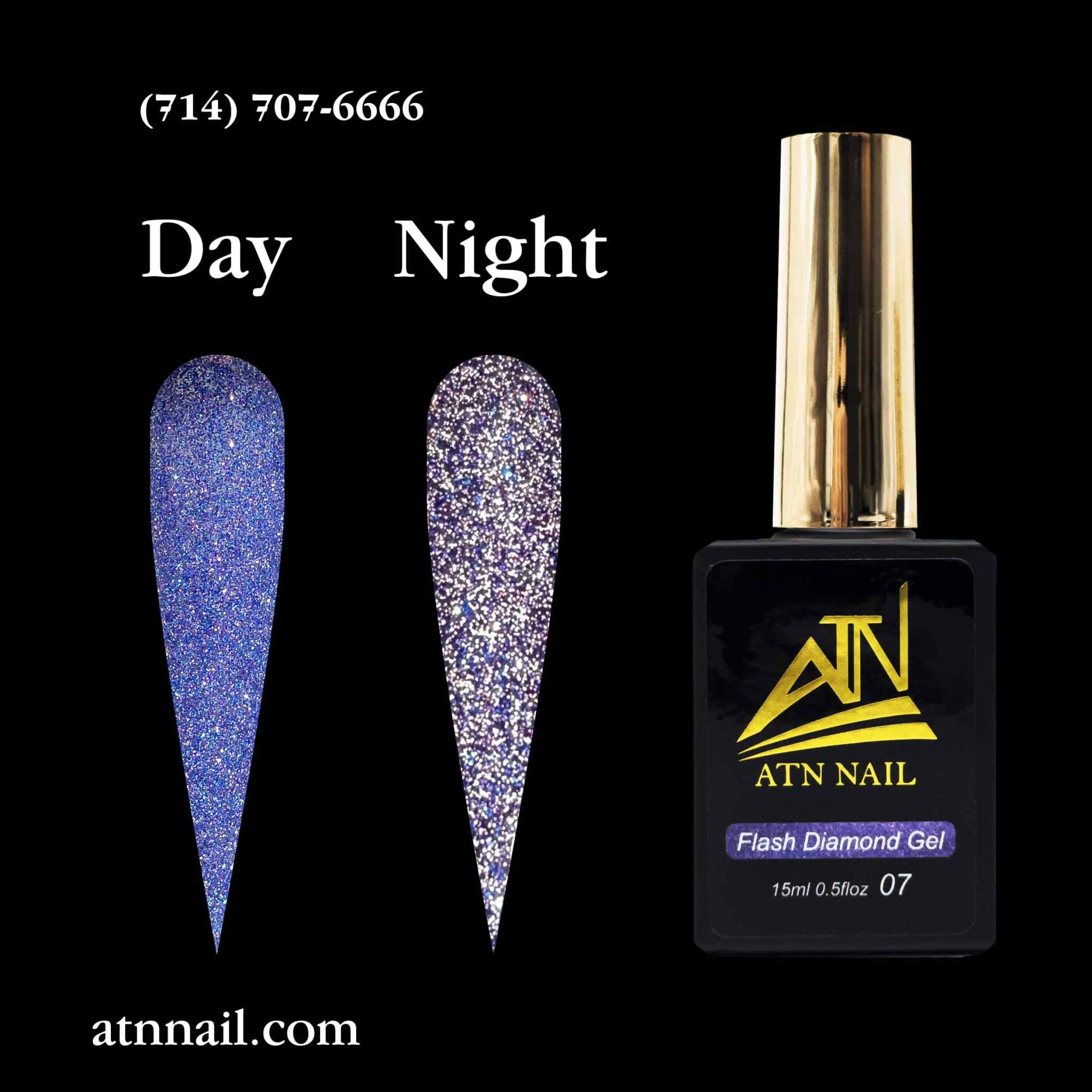 ATN Flash Diamond Glitter Gel - Set 18 Colors