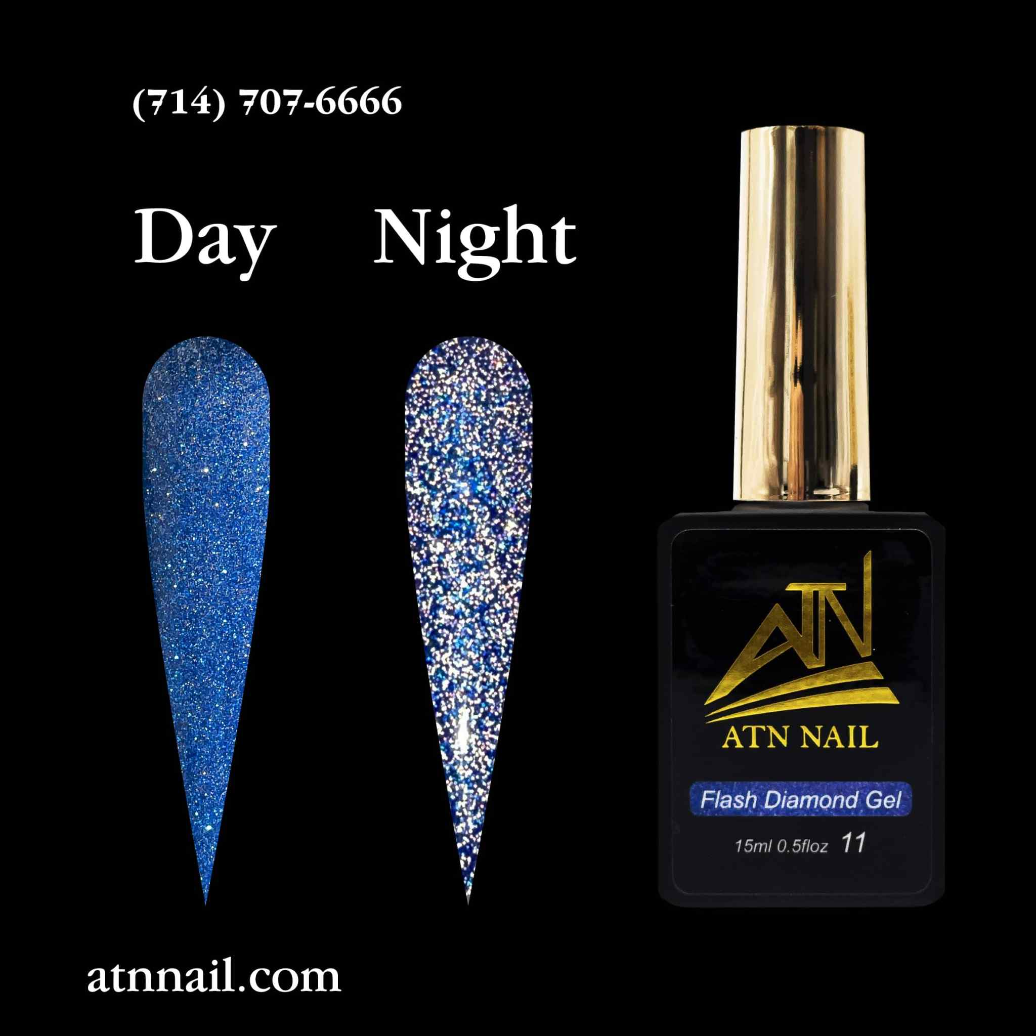 ATN Flash Diamond Glitter Gel - Set 18 Colors